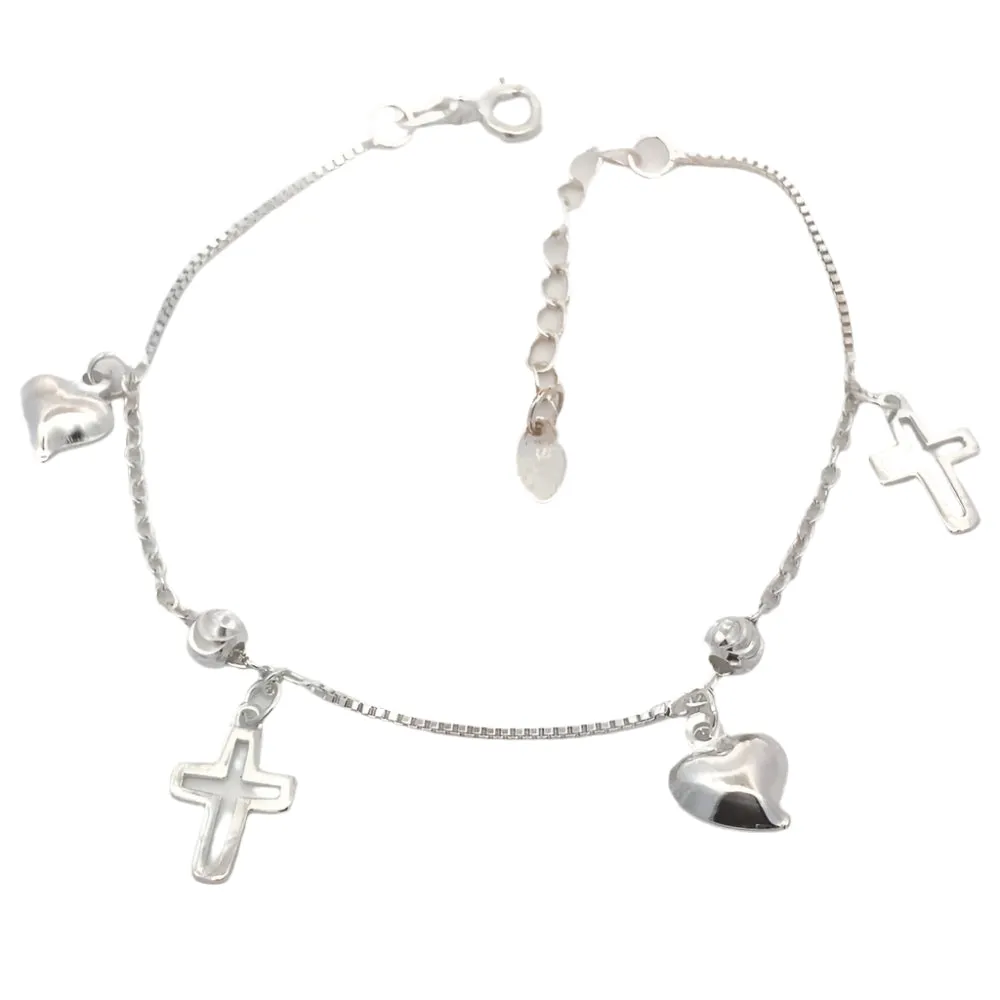 Stella 925 Sterling Silver Charm Bracelet