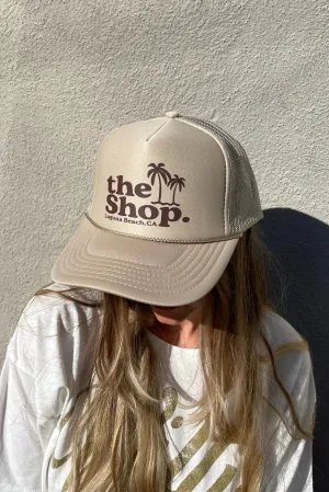 THE SHOP CLASSIC Palm Logo Trucker Hat - More Colors Available