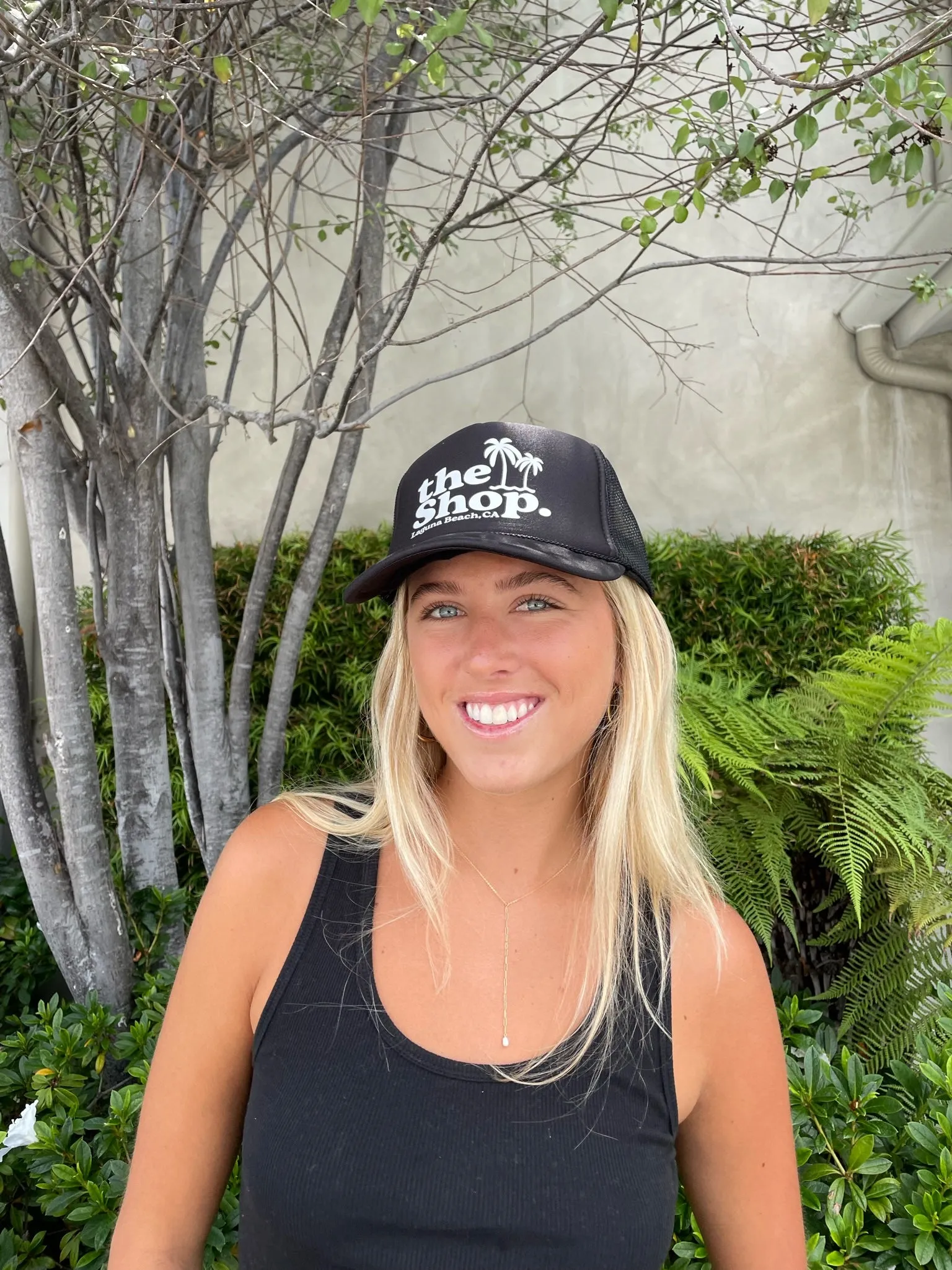 THE SHOP CLASSIC Palm Logo Trucker Hat - More Colors Available