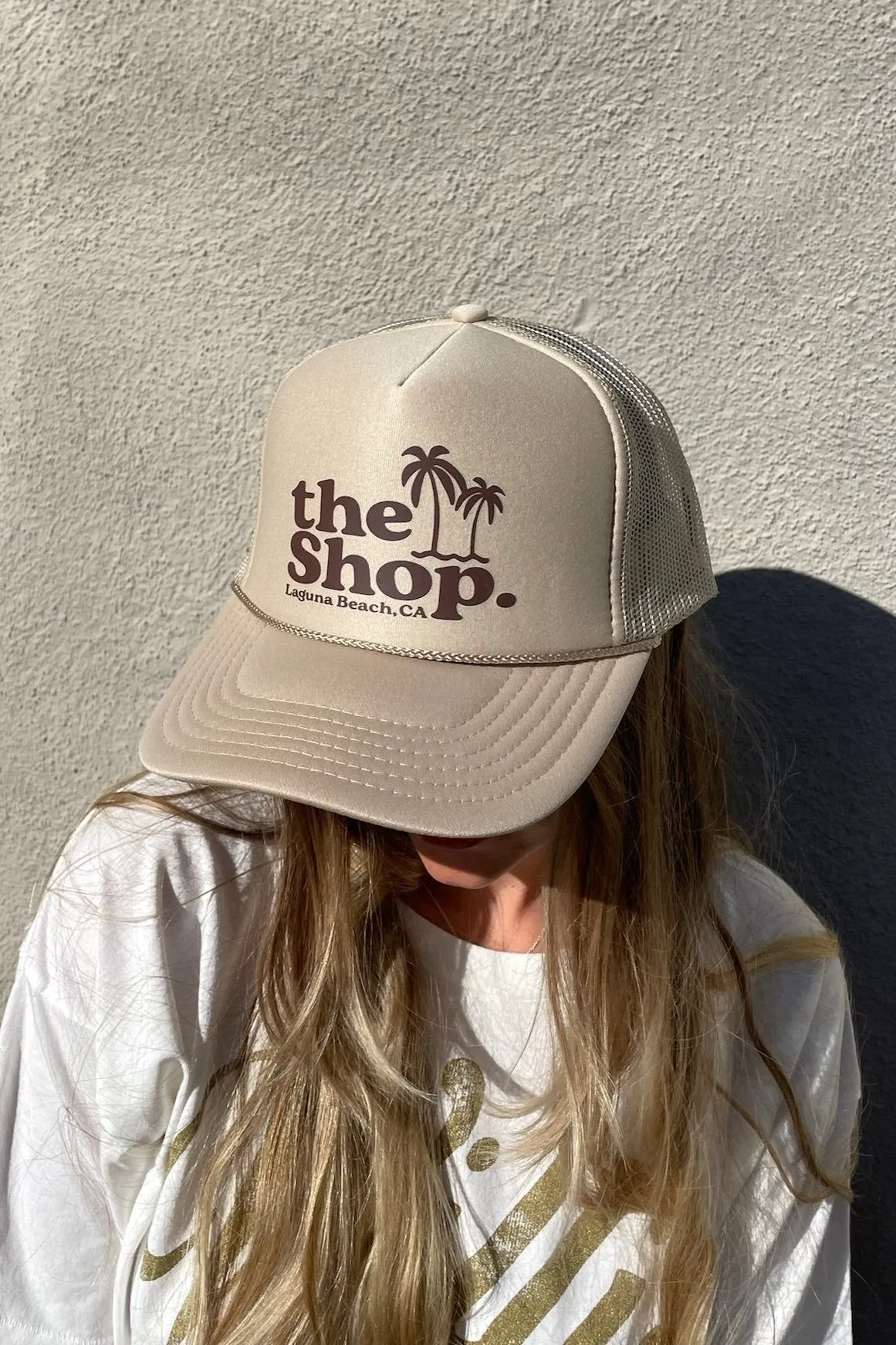 THE SHOP CLASSIC Palm Logo Trucker Hat - More Colors Available