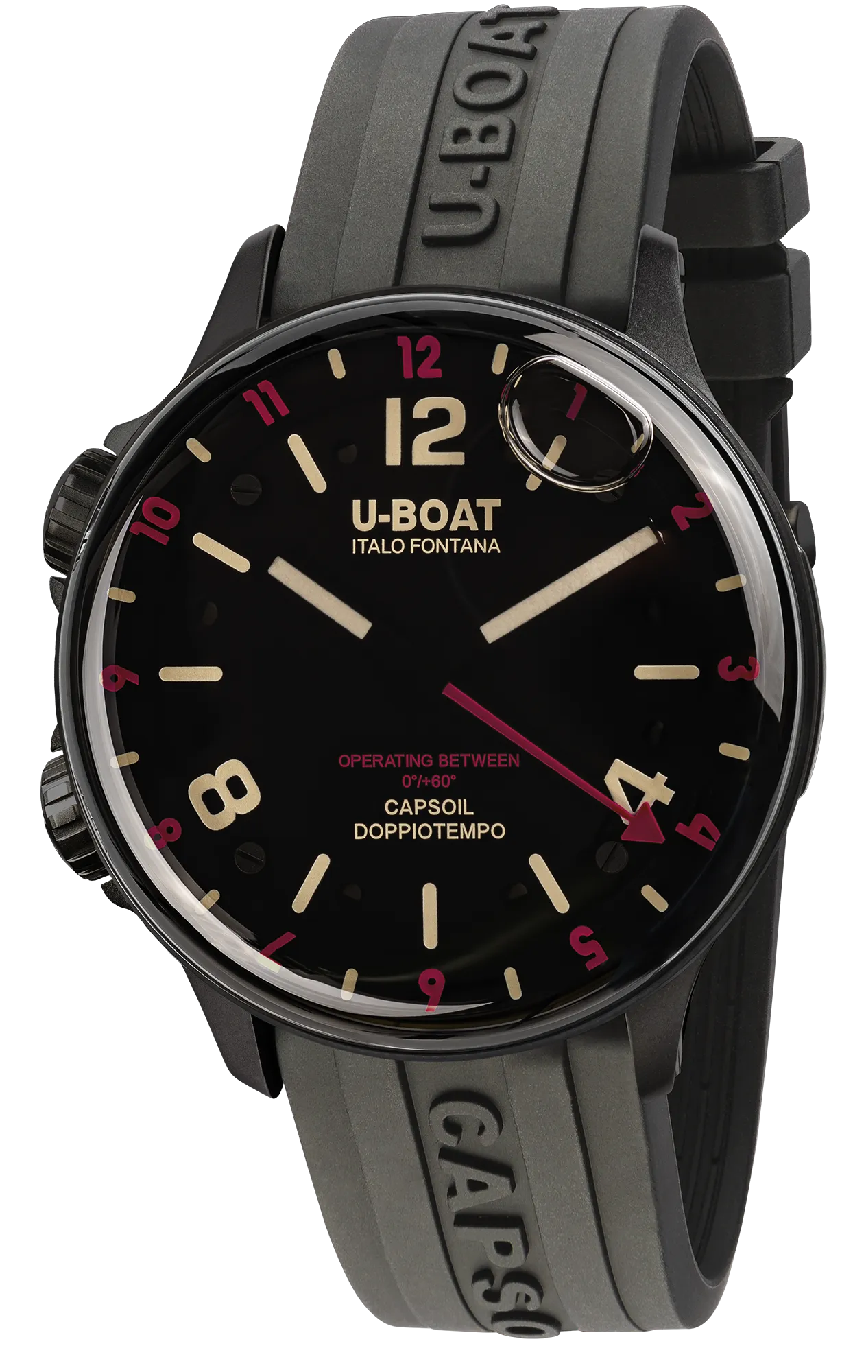 UB Watch Capsoil Doppiotempo 45 DLC Red IndICs