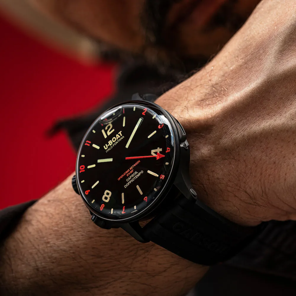 UB Watch Capsoil Doppiotempo 45 DLC Red IndICs