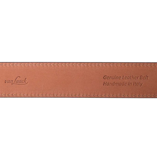 Van Laack Navy Leather Belt