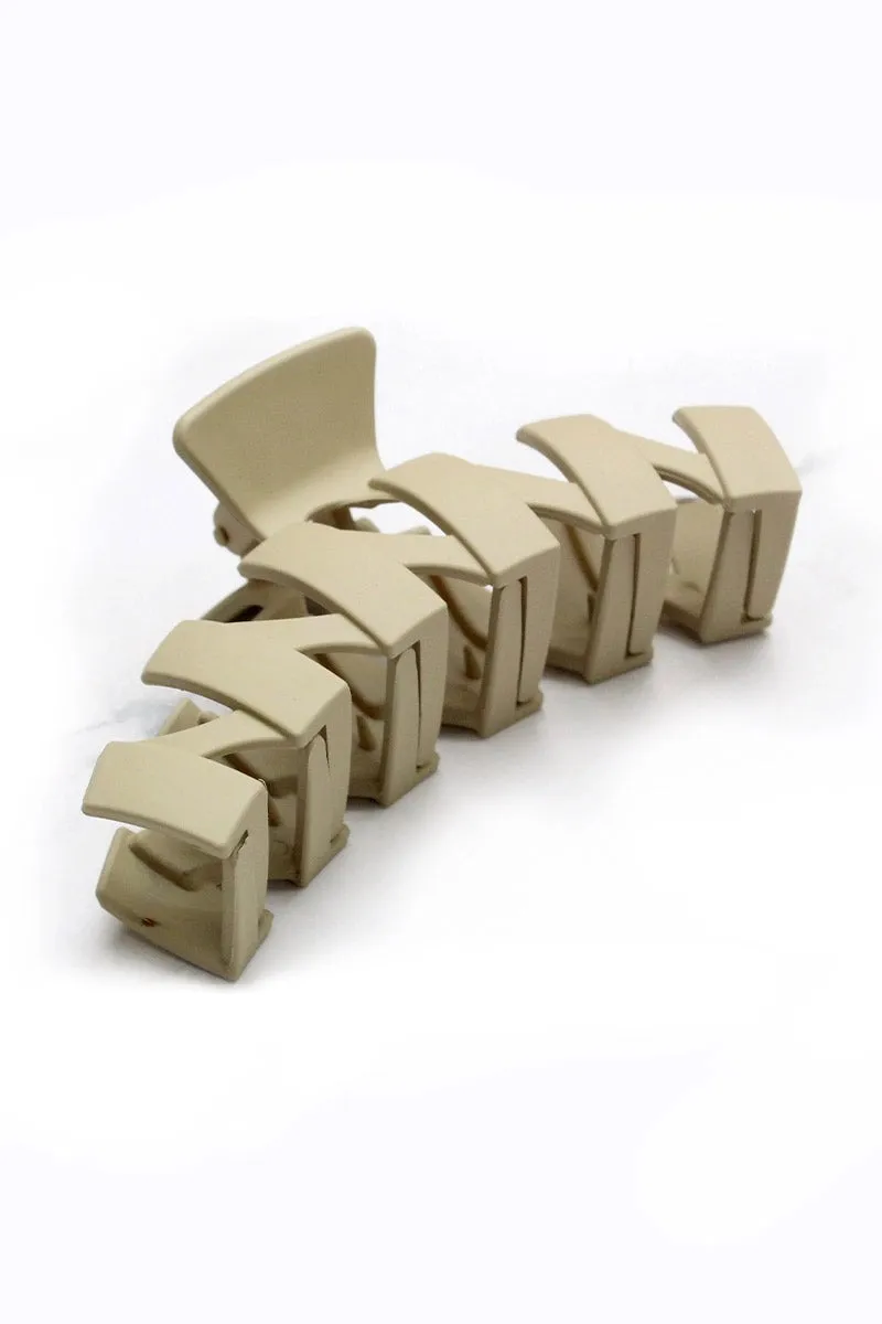 Zig Zag Hair Claw Clips 4.5"