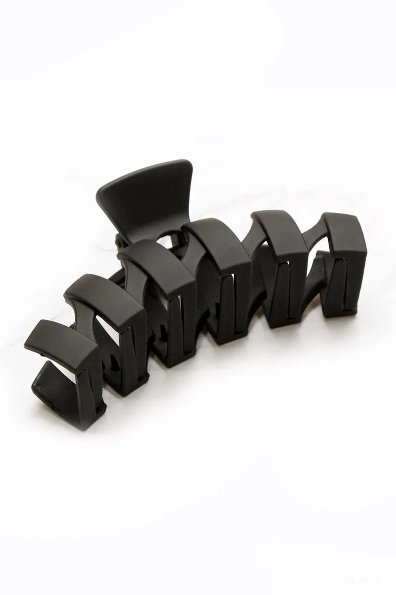 Zig Zag Hair Claw Clips 4.5"